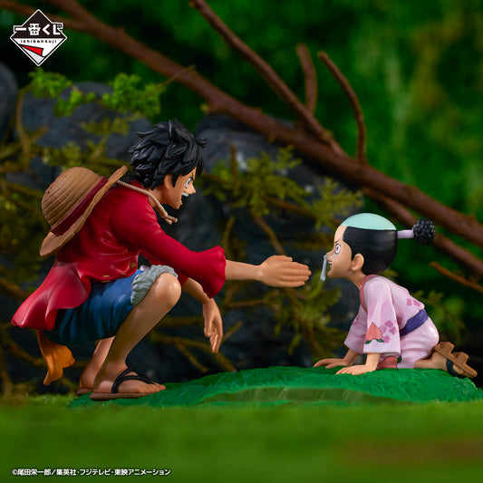 Ichiban Kuji One Piece Revible Moment Rufy e Momonosuke