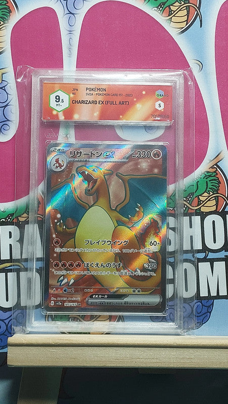 Charizard ex sv2a 185/165 Graad 9.5