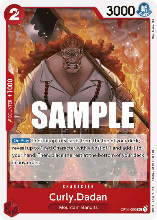 One Piece Card Game - OP02 - 005 Curly Dadan UC - ENG
