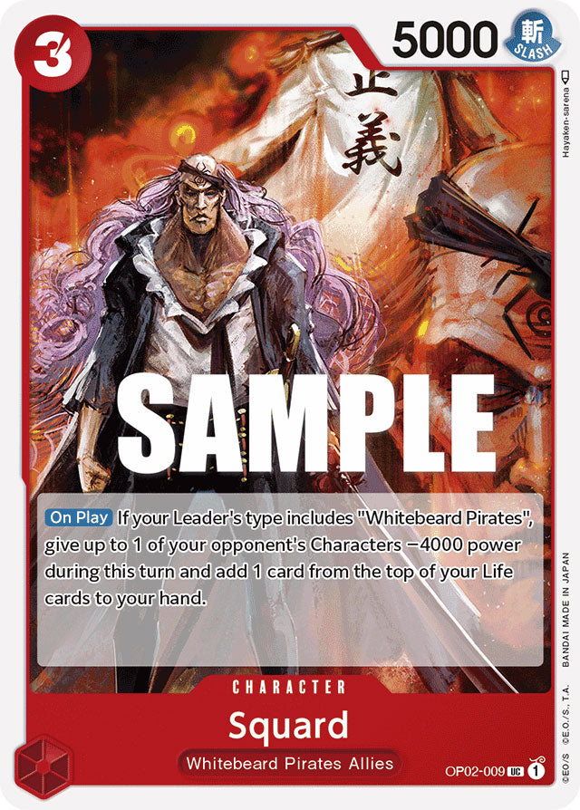One Piece Card Game - OP02 - 009 Squard UC - ENG