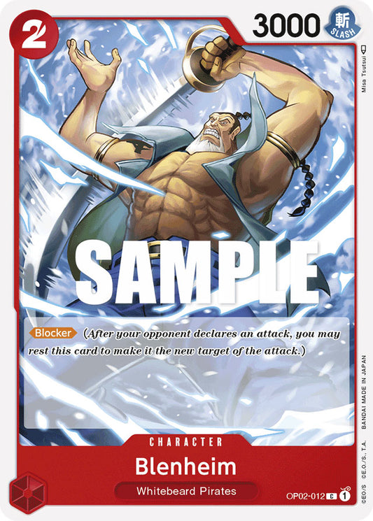 One Piece Card Game - OP02 - 012 Blenheim C - ENG