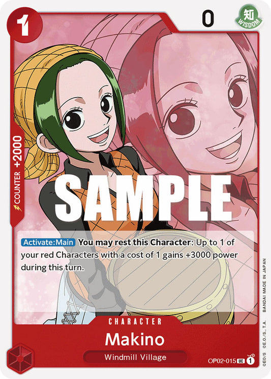 One Piece Card Game - OP02 - 015 Makino UC - ENG