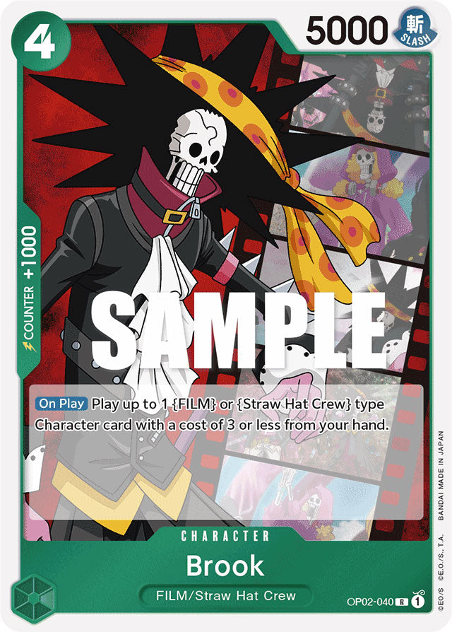 One Piece Card Game - OP02 - 040 Brook R - ENG