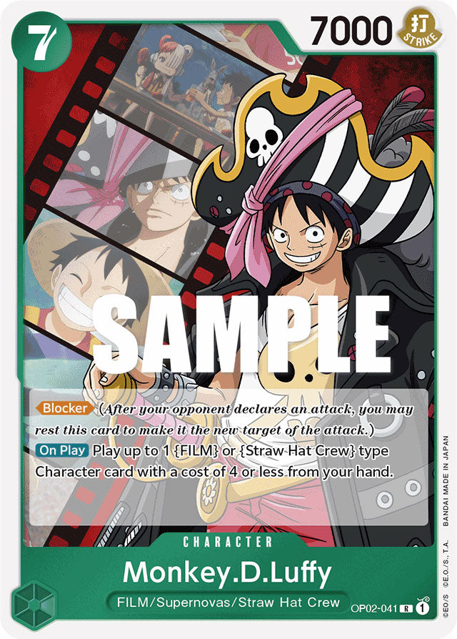 One Piece Card Game - OP02 - 041 Monkey D. Luffy R - ENG
