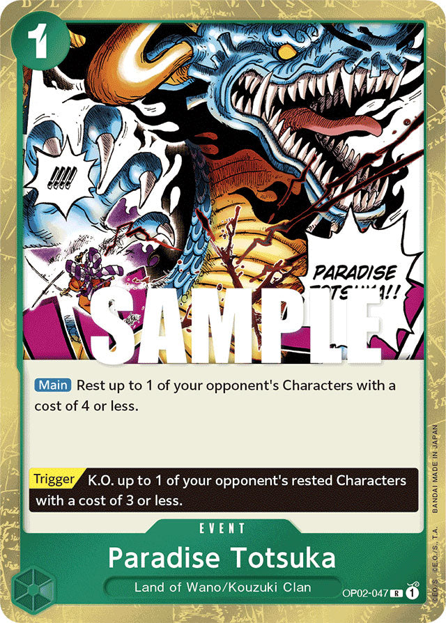 One Piece Card Game - OP02 - 047 Paradise Totsuka R - ENG