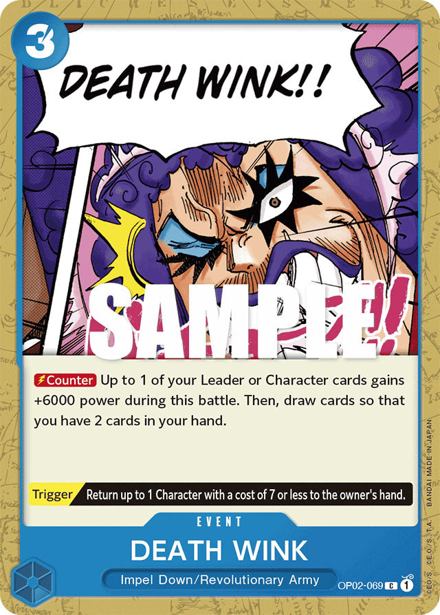 One Piece Card Game - OP02 - 069 DEATH WINK C - ENG