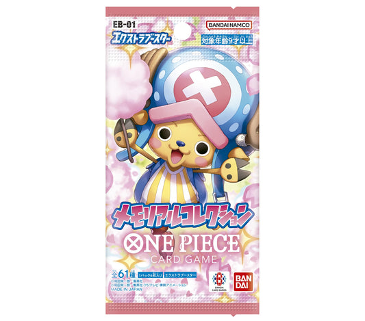One Piece Card Game EB01 Memorial Collection Pack JAP