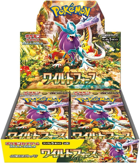 Pre-Order Pokemon Card Game Wild Force Booster Box - Sv5K - Jap