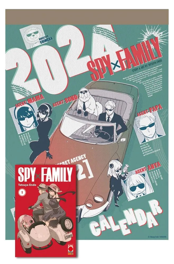 Spy x Family Calendario 2024 + 1 Variant