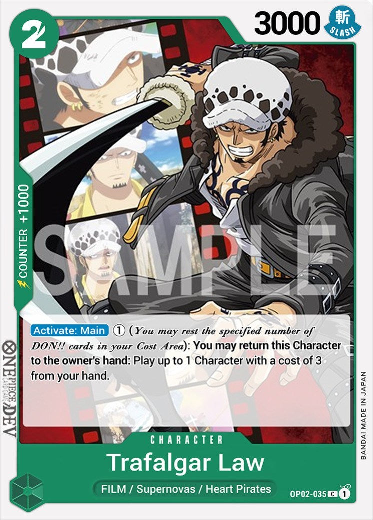 One Piece Card Game - Paramount War OP02- Carte Singole ENG