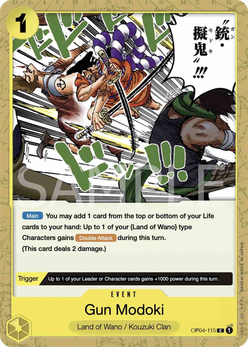 One Piece Card Game - Kingdoms of Intrigue OP04- Carte Singole ENG
