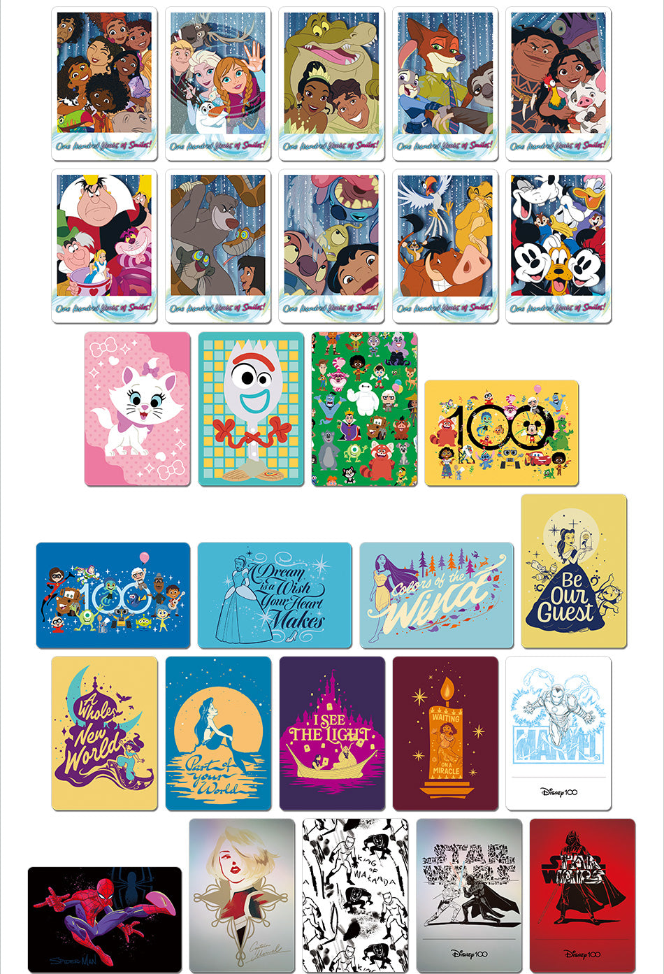 Pre-Order Disney 100 Wonder Card Collection - Bandai
