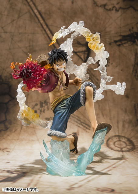 One Piece Figuarts ZERO Monkey D. Rufy-Battaglia Ver. Gomu Gomu no Kakenju-