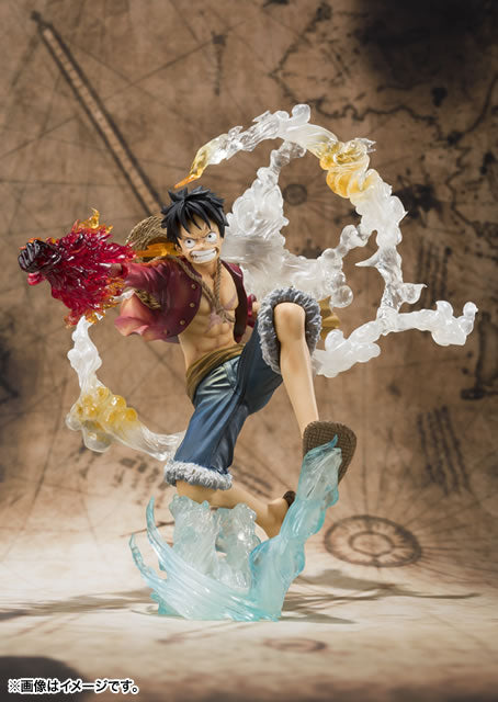 One Piece Figuarts ZERO Monkey D. Rufy-Battaglia Ver. Gomu Gomu no Kakenju-