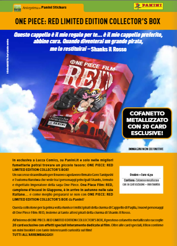 One PIece : Red Limimted Edition Collectior's Box