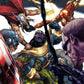 Simone Bianchi - Litografia Thanos contro Gli Avengers  firmata